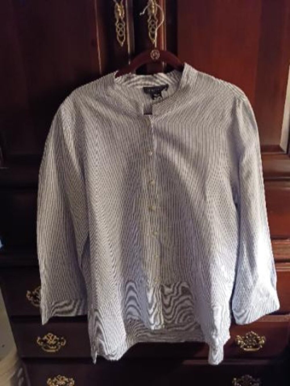 Tahari Button Down Tunic